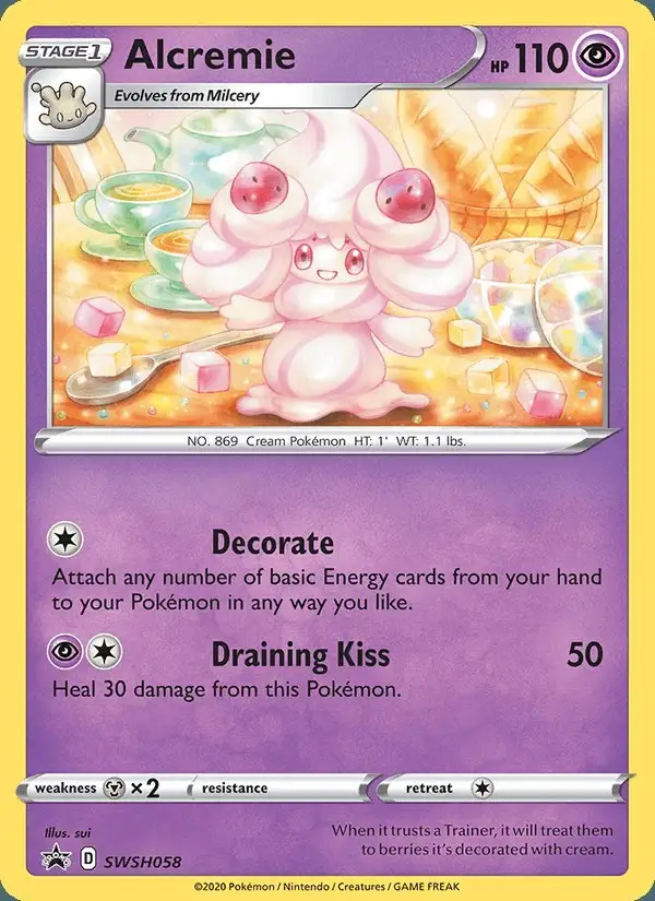 Alcremie #SWSH058 SWSH Black Star Promos PSA 10
