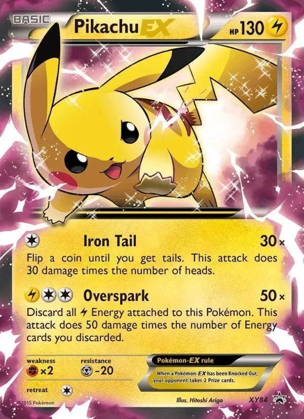 Pikachu EX #XY84 XY Black Star Promos PSA 10