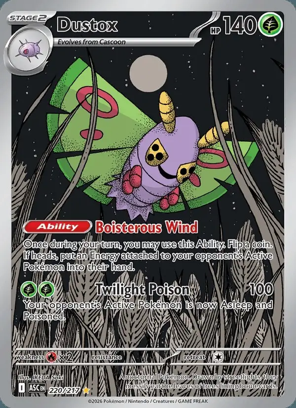 Dustox #220 Ascended Heroes PSA 10