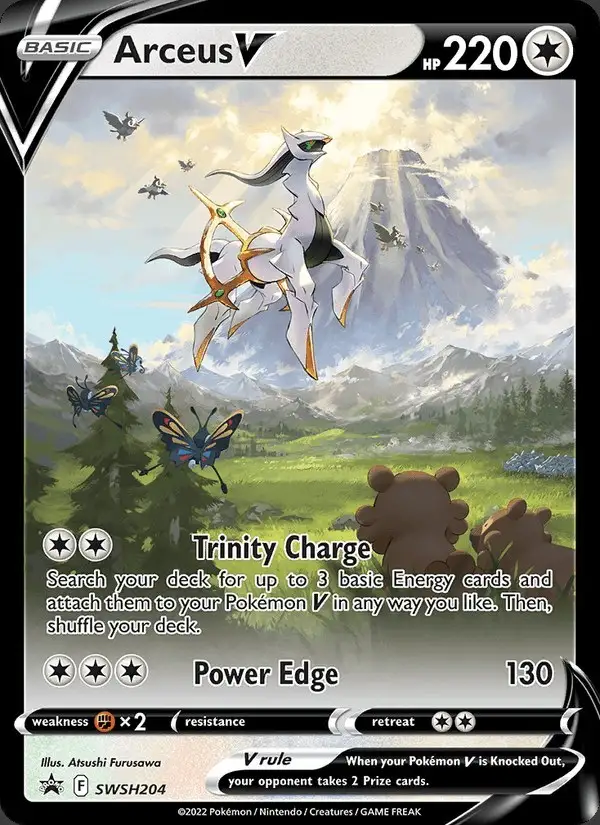 Arceus V #SWSH204 SWSH Black Star Promos PSA 10