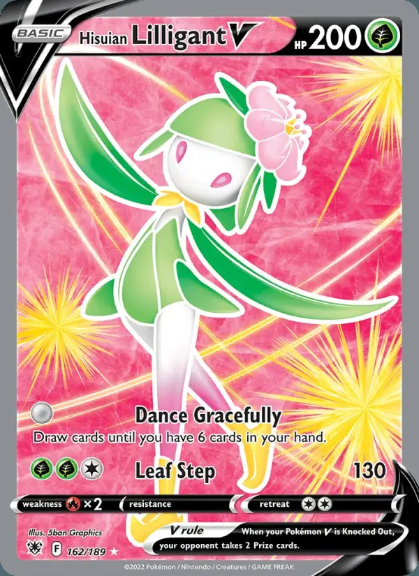 Hisuian Lilligant V #162 Astral Radiance PSA 10