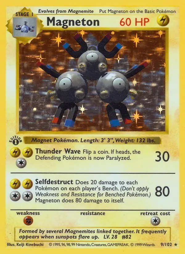Magneton #9 Base Set PSA 10