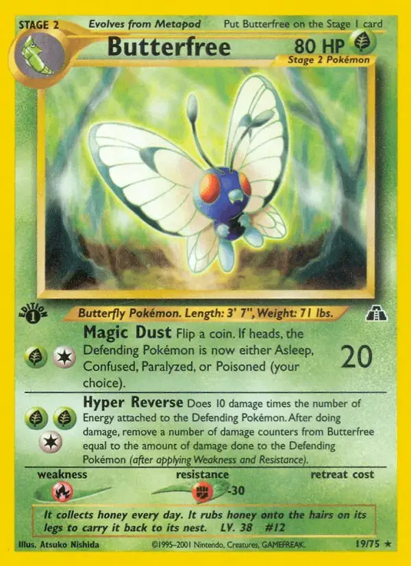 Butterfree #19 Neo Discovery PSA 10