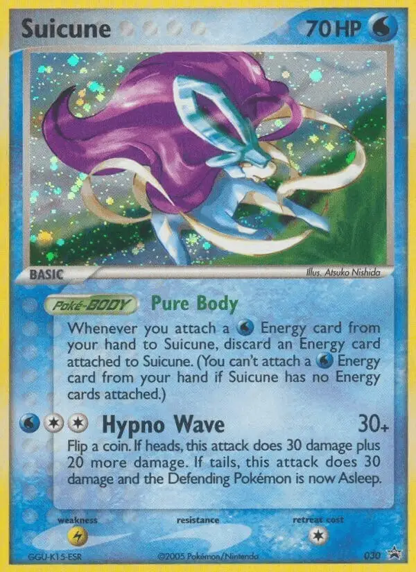 Suicune #30 Nintendo Black Star Promos PSA 10