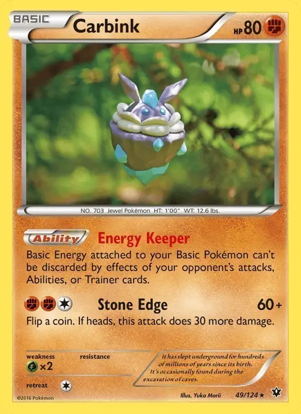 Carbink #49 Fates Collide PSA 10