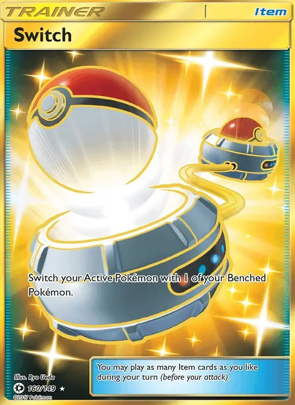 Switch #160 Sun & Moon PSA 10