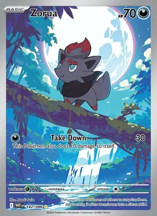 Zorua #142 White Flare PSA 10