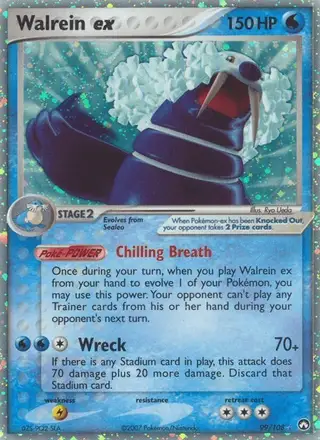 Walrein ex #99 Power Keepers PSA 10