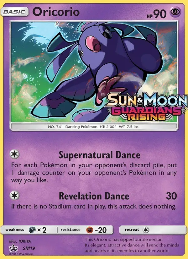 Oricorio #SM19 SM Black Star Promos PSA 10