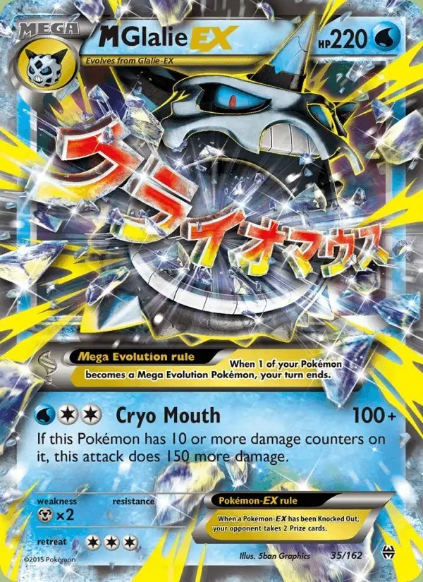 M Glalie EX #35 BREAKthrough PSA 10