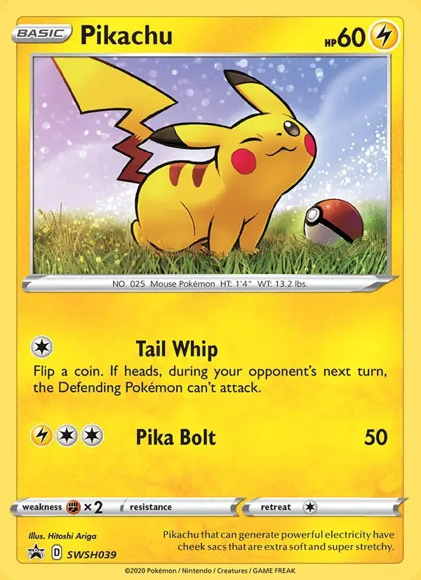 Pikachu #SWSH039 SWSH Black Star Promos PSA 10