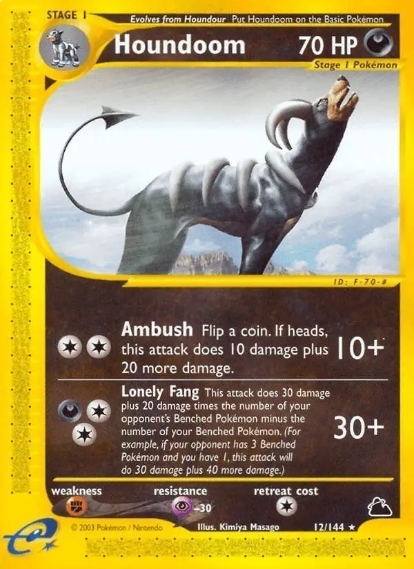 Houndoom #12 Skyridge PSA 10