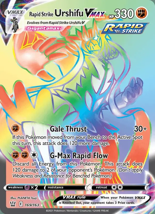 Rapid Strike Urshifu VMAX #169 Battle Styles PSA 10