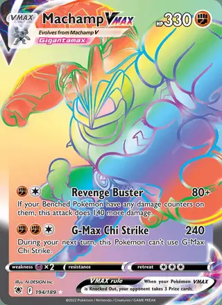 Machamp VMAX #194 Astral Radiance PSA 10