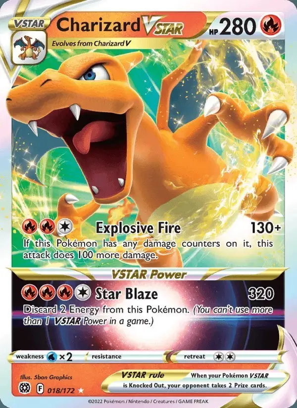 Charizard VSTAR #018 Brilliant Stars PSA 10
