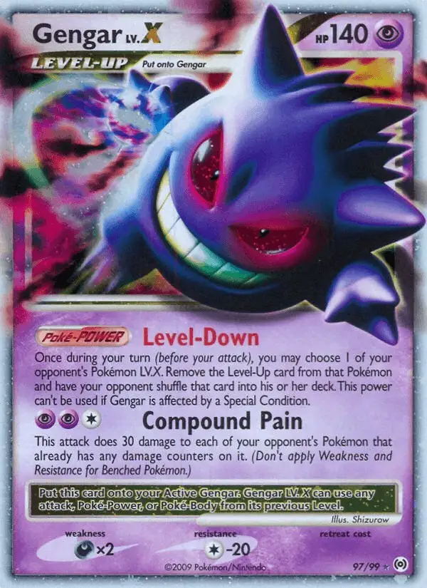 Gengar LV. X #97 Arceus PSA 10