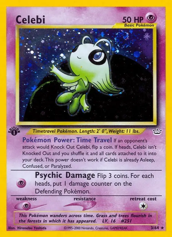 Celebi #3 Neo Revelation PSA 10