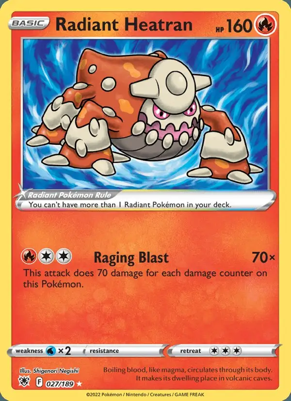 Radiant Heatran #027 Astral Radiance PSA 10