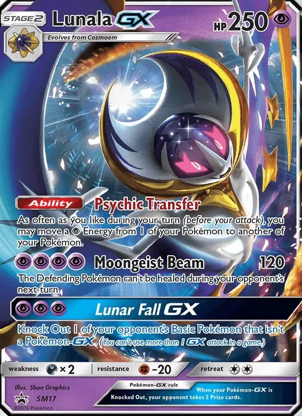 Lunala GX #SM17 SM Black Star Promos PSA 10