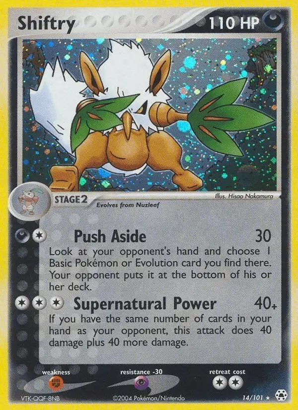 Shiftry #14 Hidden Legends PSA 10