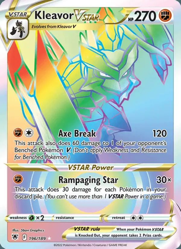 Kleavor VSTAR #196 Astral Radiance PSA 10