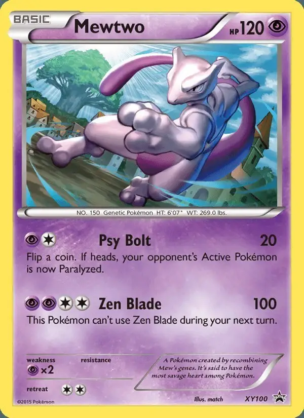 Mewtwo #XY100 XY Black Star Promos PSA 10