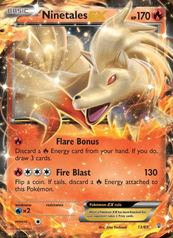 Ninetales EX #13 Generations PSA 10