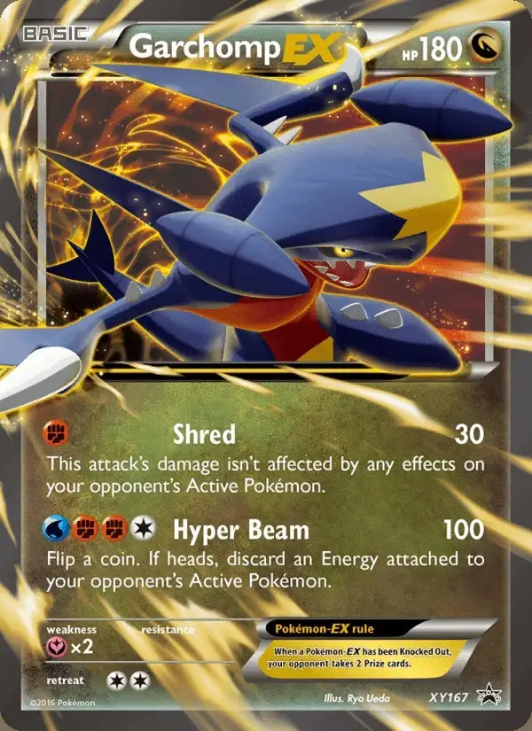 Garchomp-EX #XY167 XY Black Star Promos PSA 10