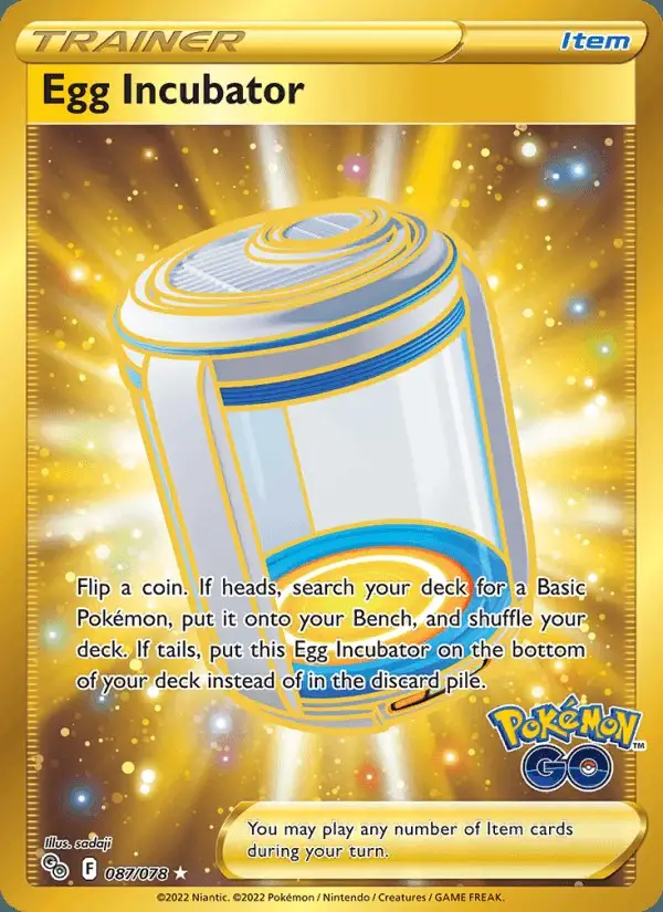 Egg Incubator #087 Pokémon GO PSA 10