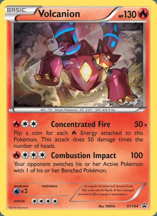 Volcanion #XY164 XY Black Star Promos PSA 10