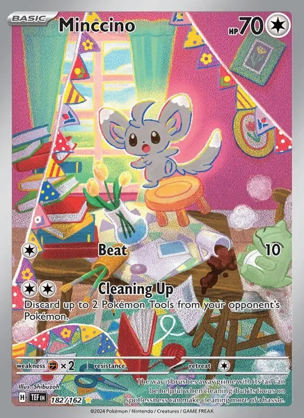 Minccino #182 Temporal Forces PSA 10
