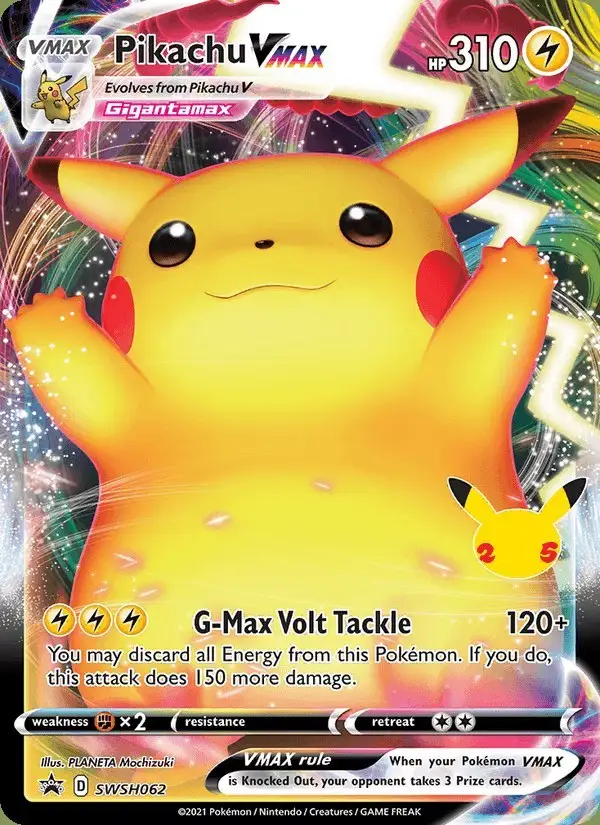 Pikachu VMAX #SWSH062 SWSH Black Star Promos PSA 10