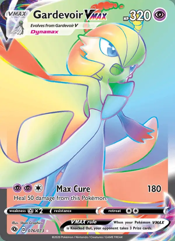 Gardevoir VMAX #76 Champion's Path PSA 10