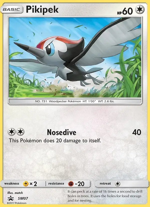 Pikipek #SM07 SM Black Star Promos PSA 10