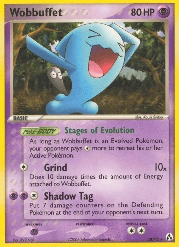 Wobbuffet #28 Legend Maker PSA 10