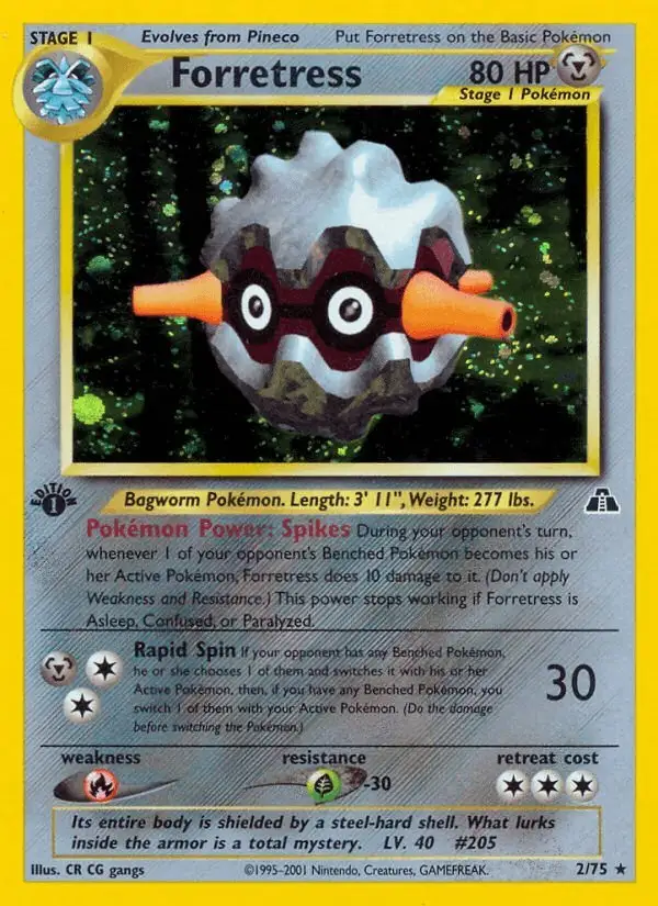 Forretress #2 Neo Discovery PSA 10