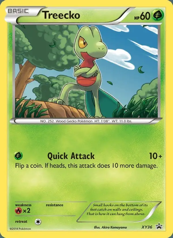 Treecko #XY36 XY Black Star Promos PSA 10