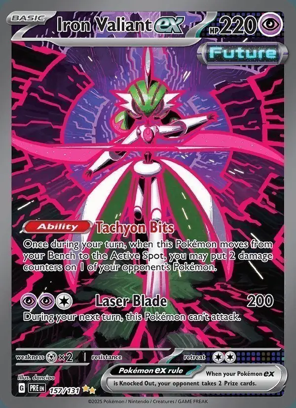 Iron Valiant ex #157 Prismatic Evolutions PSA 10