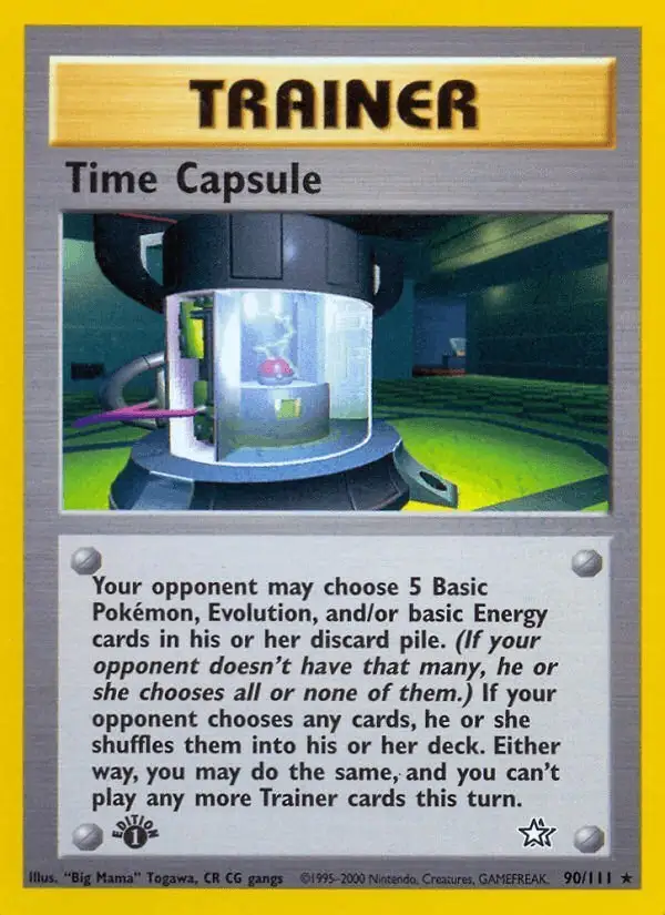 Time Capsule #90 Neo Genesis PSA 10