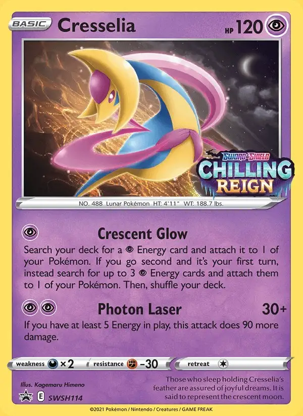 Cresselia #SWSH114 SWSH Black Star Promos PSA 10
