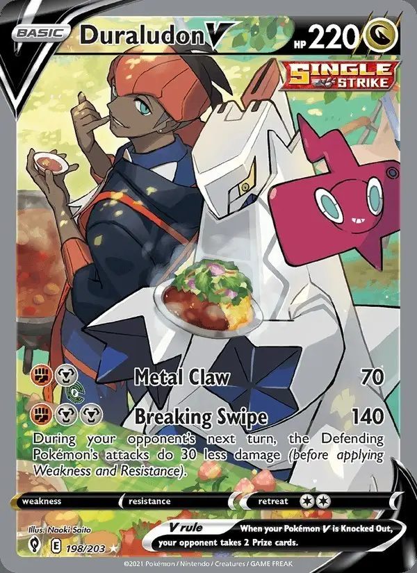 Duraludon V #198 Evolving Skies PSA 10