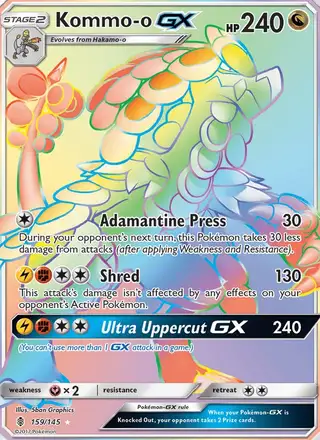 Kommo-o GX #159 Guardians Rising PSA 10