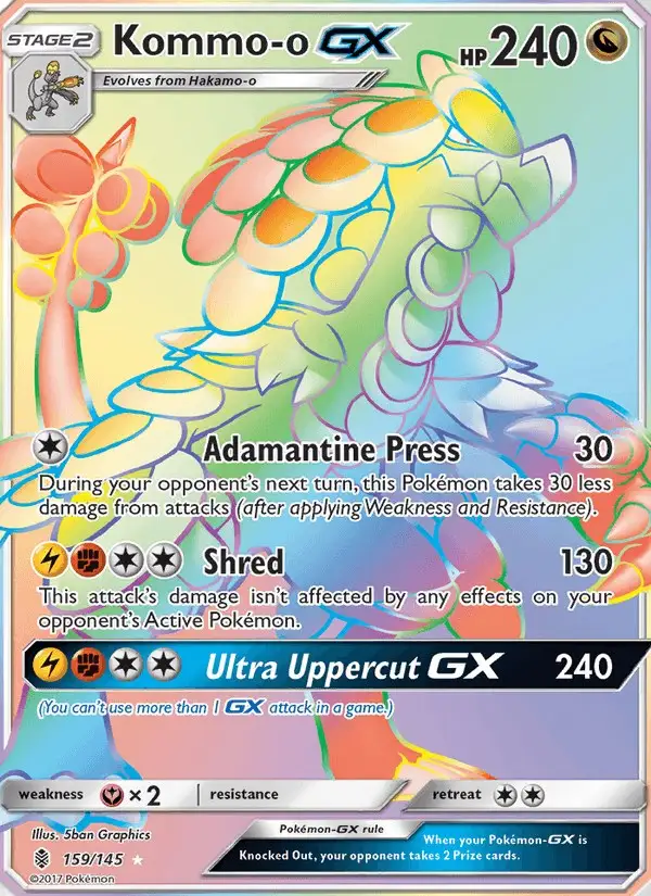 Kommo-o GX #159 Guardians Rising PSA 10