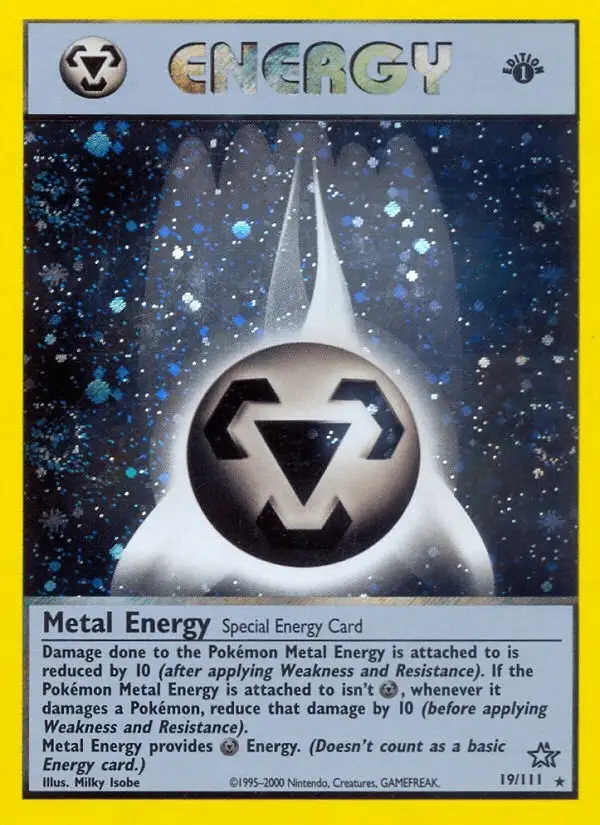 Metal Energy #19 Neo Genesis PSA 10