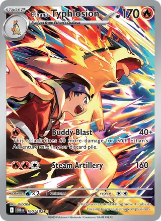 Ethan's Typhlosion #190 Destined Rivals PSA 10