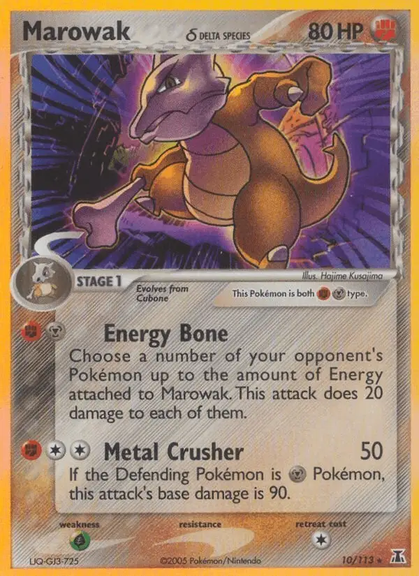 Marowak δ #10 Delta Species PSA 10