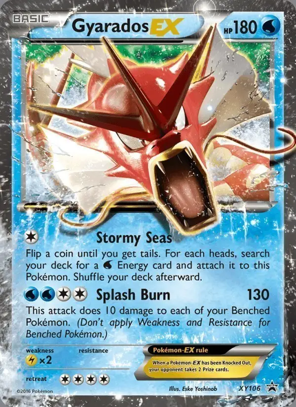 Gyarados EX #XY106 XY Black Star Promos PSA 10
