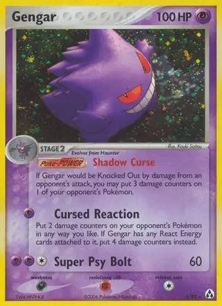 Gengar #5 Legend Maker PSA 10
