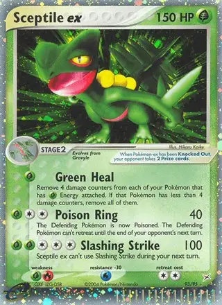 Sceptile ex #93 Team Magma vs Team Aqua PSA 10
