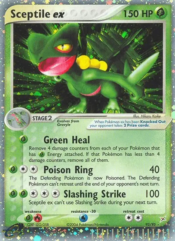 Sceptile ex #93 Team Magma vs Team Aqua PSA 10